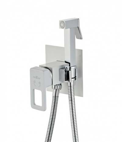 353551-F Комплект скрыт. монтажа для биде квадрат. (БЕЛЫЙ) ViEiR  (10/1шт)