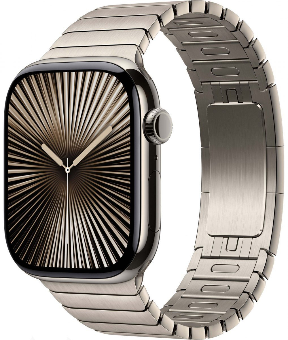 Apple Watch 10 42mm Титан Серебристые Ремешок Link Bracelet Серебристого Цвета
