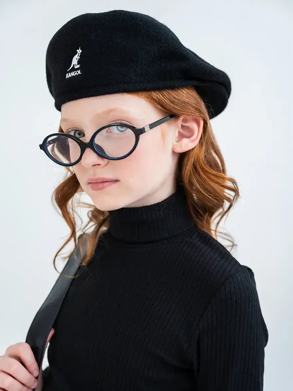 Школьная водолазка для девочки на осень в рубчик