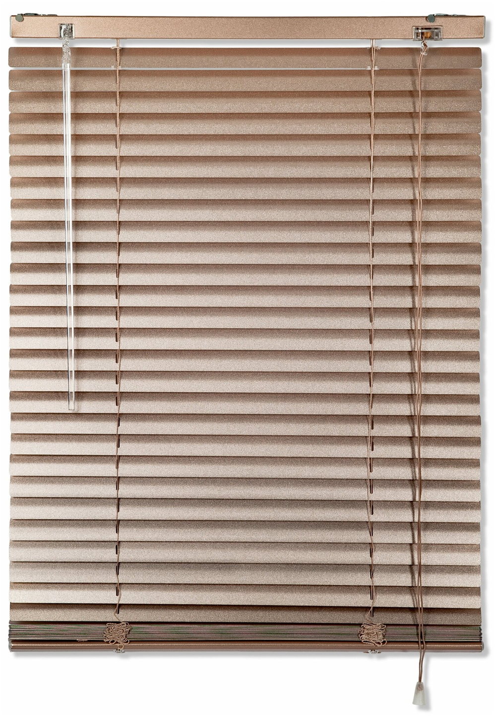 Жалюзи алюминиевые, цвет кофе