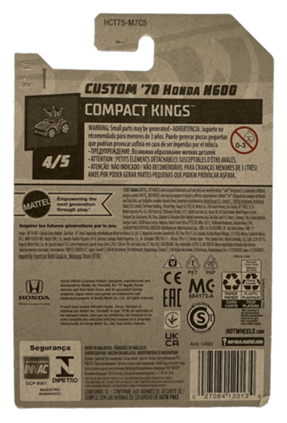 Hot Wheels Custom '70 Honda N600 (2022)
