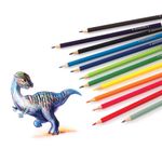 Карандаши цветные акварельные ЮНЛАНДИЯ "ЮНЫЙ ВОЛШЕБНИК", 18 цветов, шестигранные, заточенные, 181403