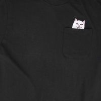  Футболка мужская Ripndip Lord Nermal Peace Pocket Tee артикул:RND10103 - купить в магазине Дайс