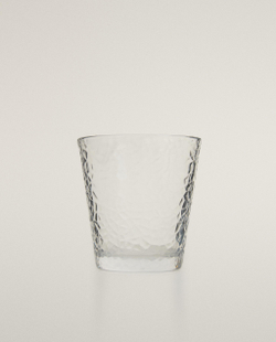 Zara Home стакан из стекла, цвет прозрачный, 9.8 см