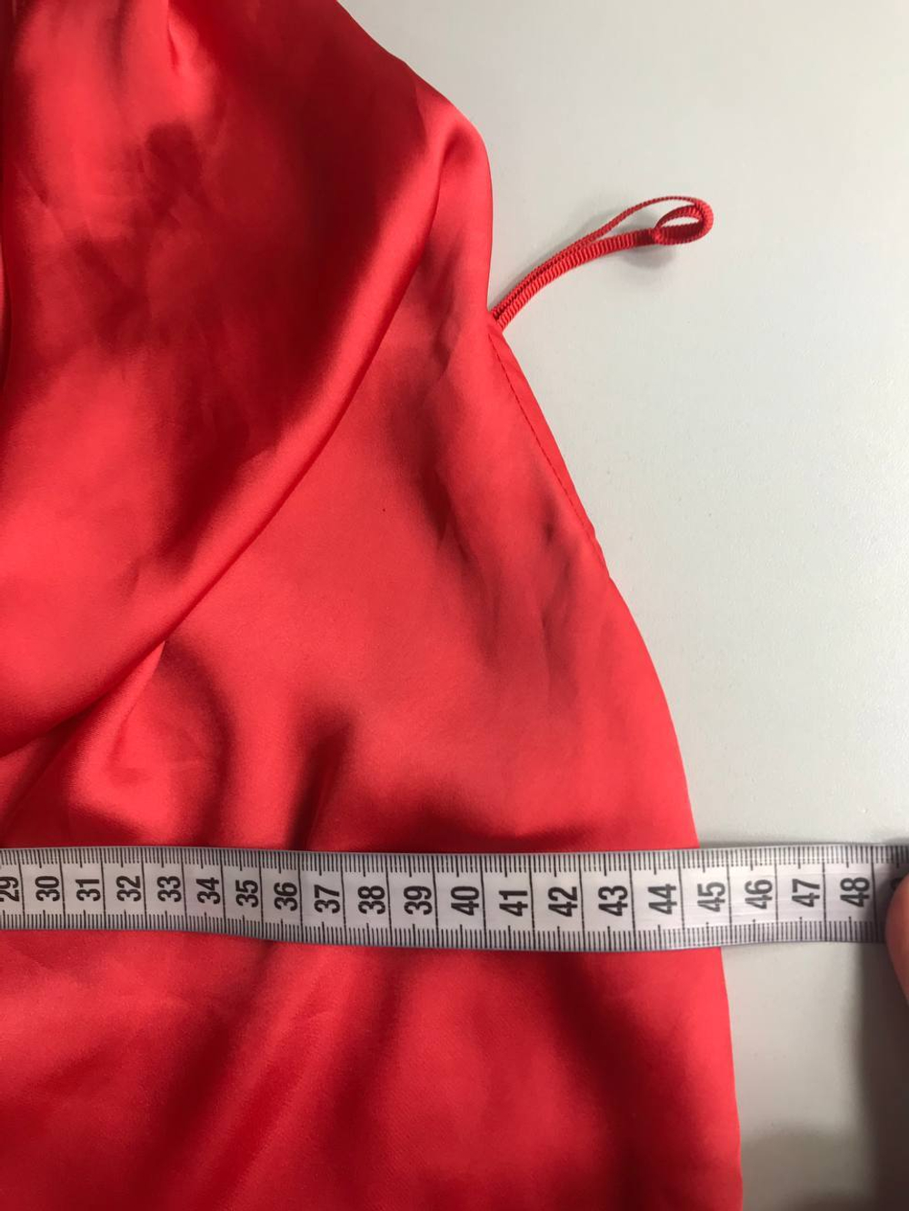 Топ Mango сочного цвета, маркировка М, визуально на 46 размер