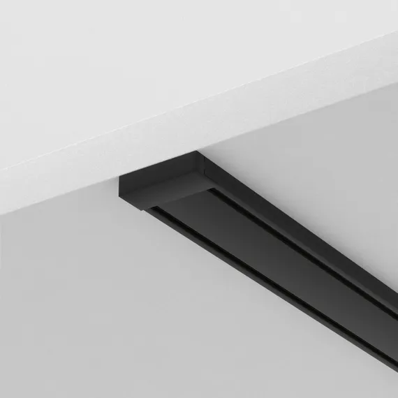 Шинопровод 2м Radity с заглушками в комплекте накладной черный Technical trx084ec-112b