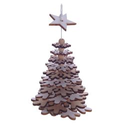 GAEM Украшение новогоднее "Елка", L8 W8 H14 см, 5в.