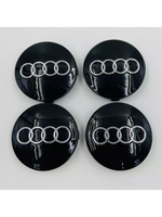 Колпачки заглушки на литые диски с эмблемой Audi 60 мм 4 шт