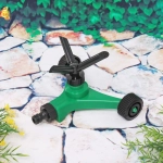 Разбрызгиватель «Всплеск» горизонтальный, круговой, 3 лейки, на колесах ДоброСад