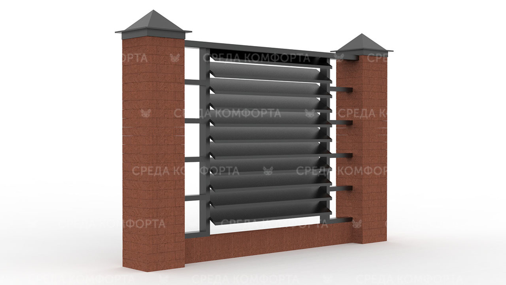 Забор жалюзи ZBR0135