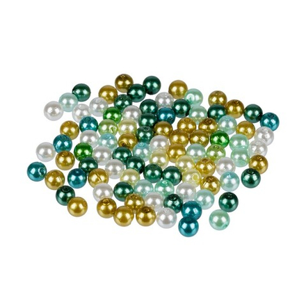 Бусина "Zlatka" MIX №07 пластик, 6 мм 10 г