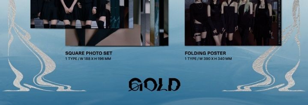 Альбом ITZY - GOLD Special Edition 2 Version SET