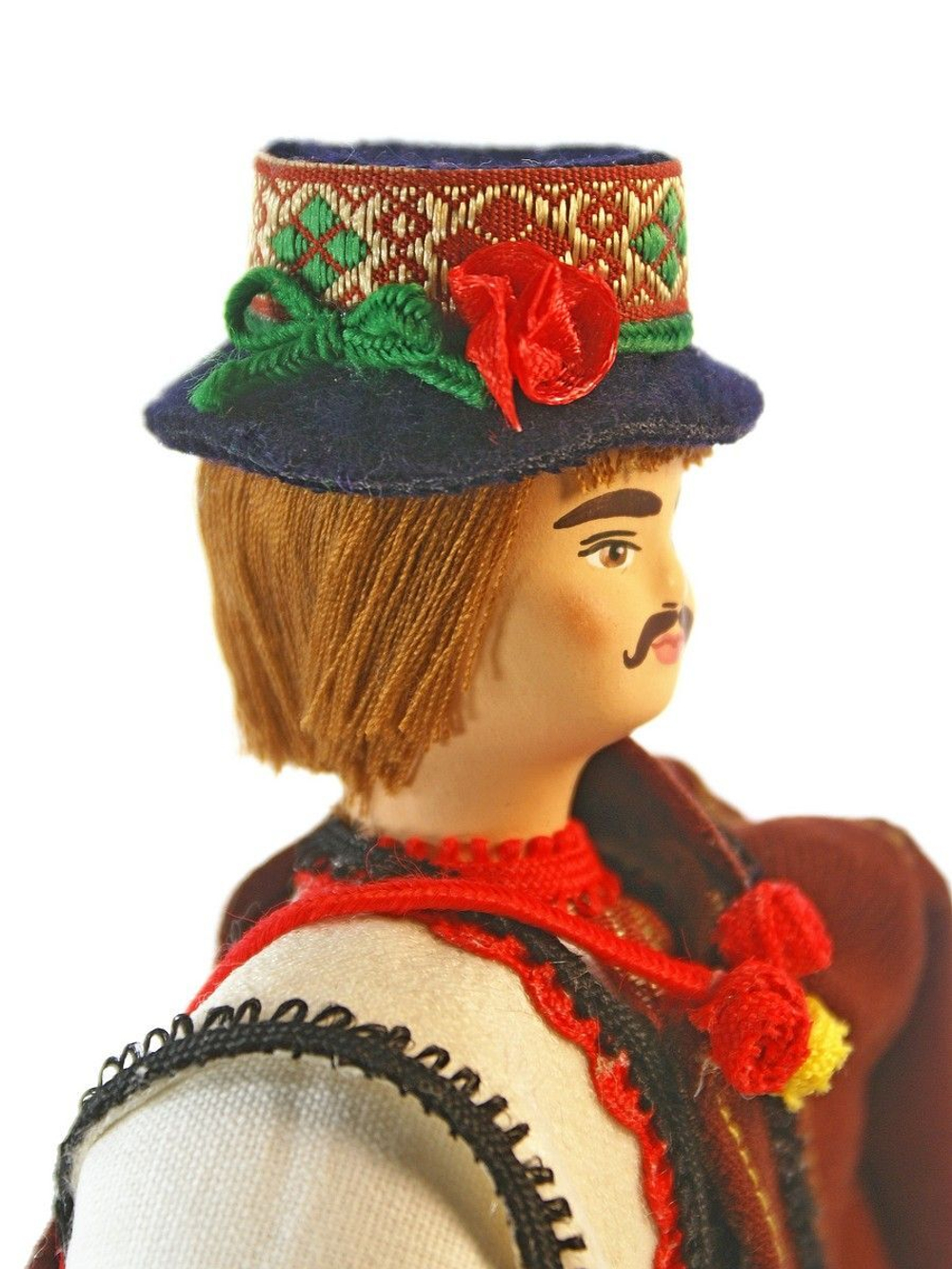 Кукла коллекционная Украинец в гуцульском костюме, Карпаты