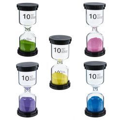 GAEM Часы песочные (10 мин.), L4,5 W4,5 H10,5 см, 5в.