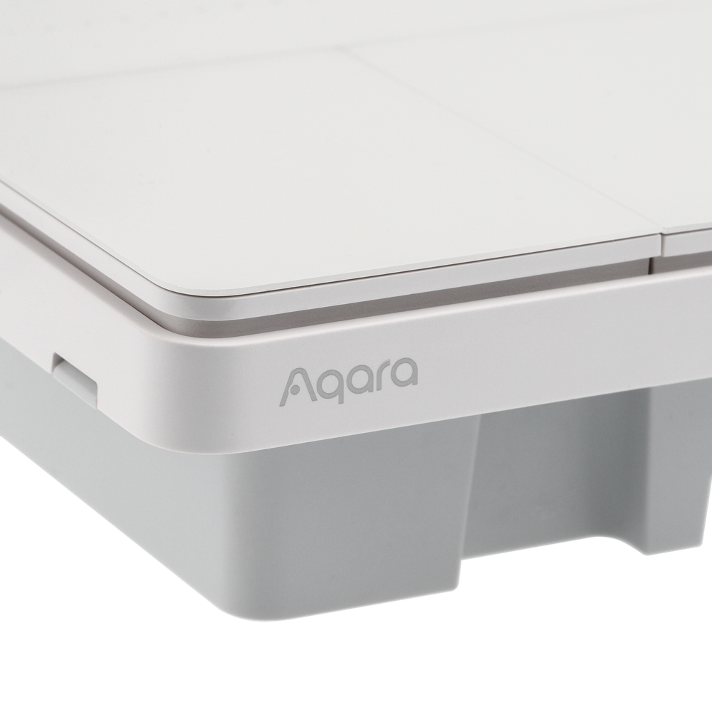 Умный настенный выключатель Z1 Pro (2 клавиши), цвет: белый, модель ZNQBKG43LM_wh