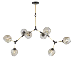 39282MD/8 MBK+DAI GOLD (1) Люстра NW