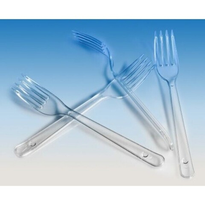 Вилка ПРОЗРАЧНАЯ, (комплект 50 шт)