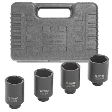 Набор головок ударных глубоких 4пр.1/2''(6-гр.) в кейсе Forsage F-4045-5MPB