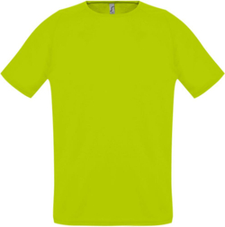 Футболка унисекс Sporty 140, зеленый неон