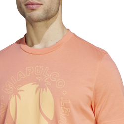 Мужское теннисное поло adidas RM Sun T-Shirt Men - Apricot, Yellow