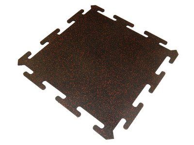 Покрытие Rubblex Puzzle Mix 30%  100х100х1 см 65-70ШОР Красное