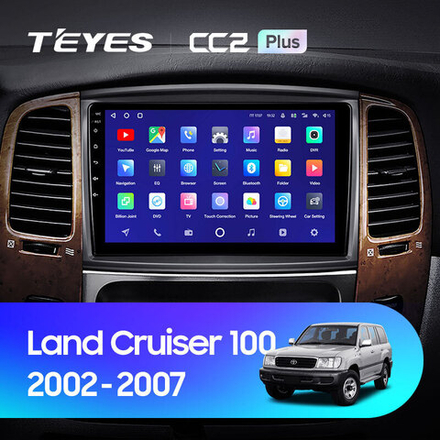 Teyes CC2 Plus 10,2"для Toyota Land Cruiser 100, Lexus LX 2002-2007