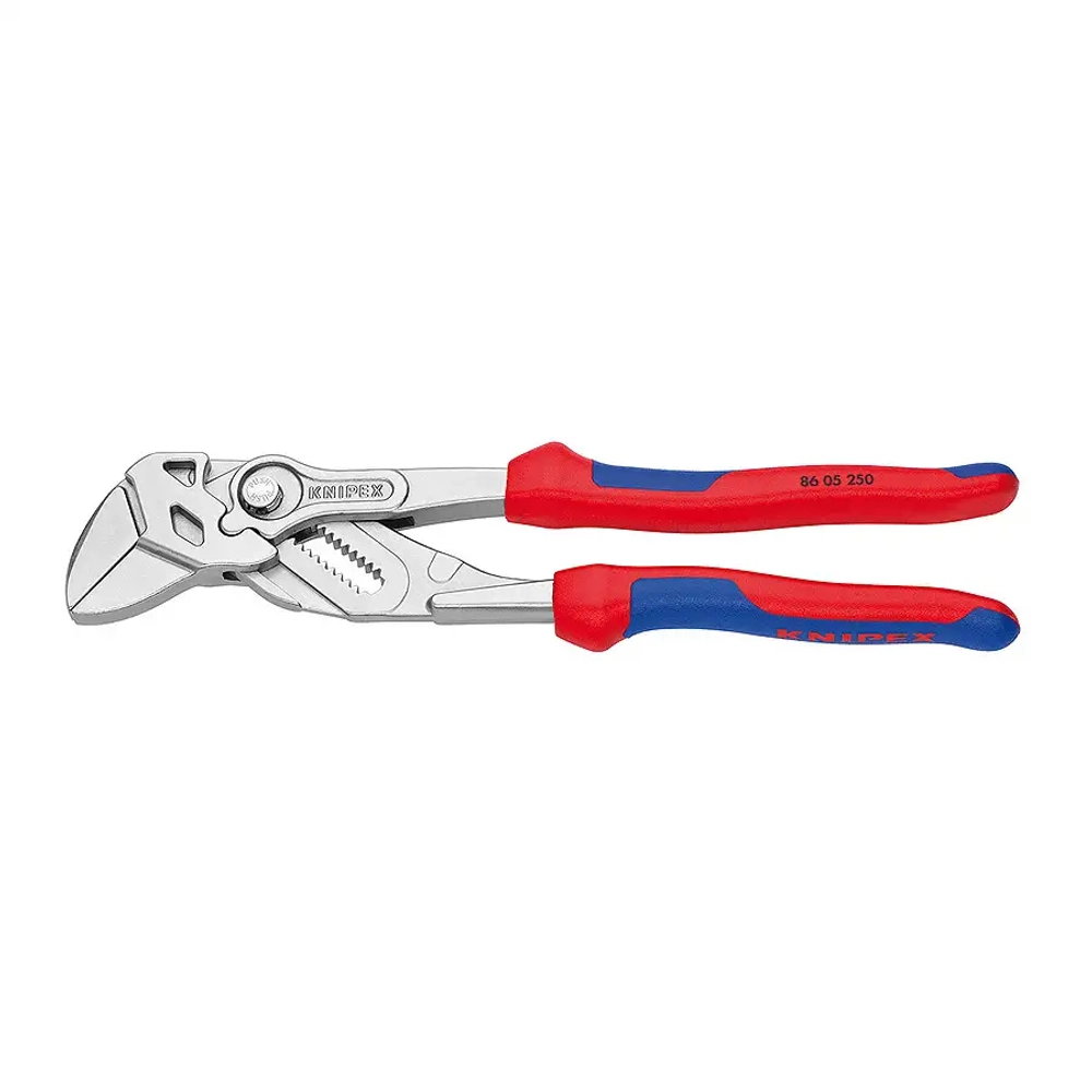 Клещи переставные-гаечный ключ хромированные 250 мм Knipex 86 05 250 SB