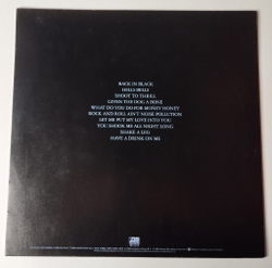 Винтажная виниловая пластинка LP AC DC Back In Black (Japan 1980) (No Obi) Shoot To Thrill