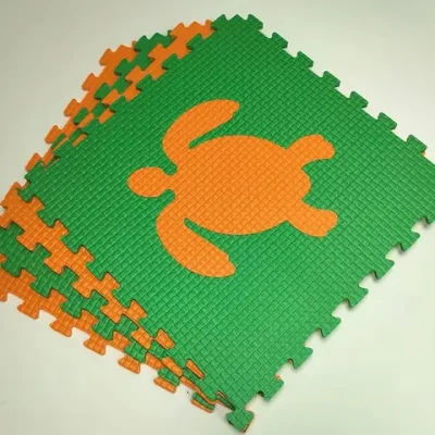 Мягкий пол "Жители моря" 500x500x10 мм 45 шор