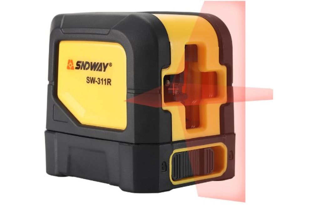 Лазерный уровень самовыравнивающийся SNDWAY SW-311R, красный луч