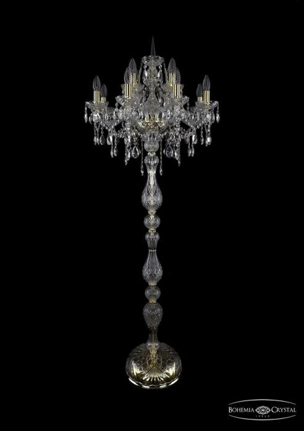 Торшер Bohemia Ivele 1415T1/8+4/200-165/G