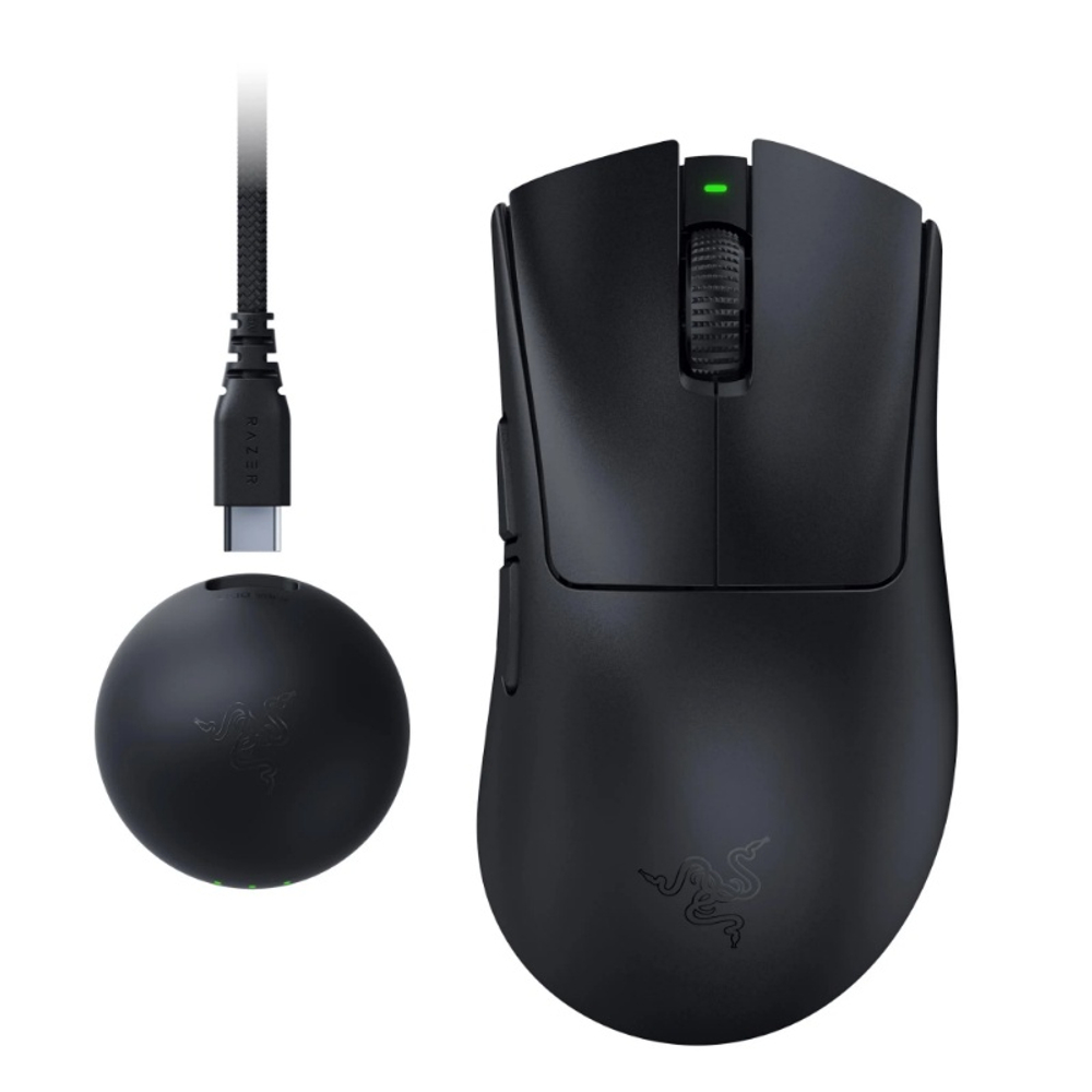 Мышь Razer DeathAdder V4 Pro, Black (2,4ГГц HyperSpeed Wireless Gen-2)