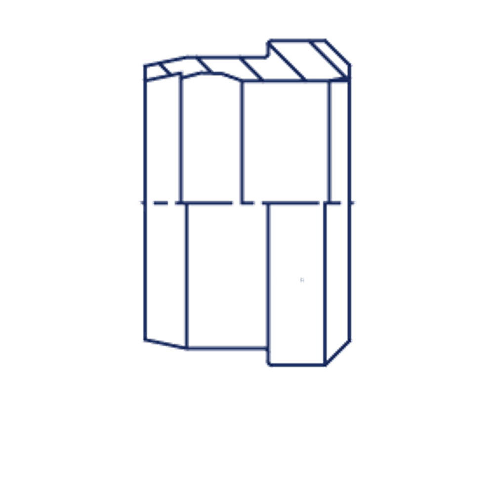 Врезное кольцо R DL6 12x1.5