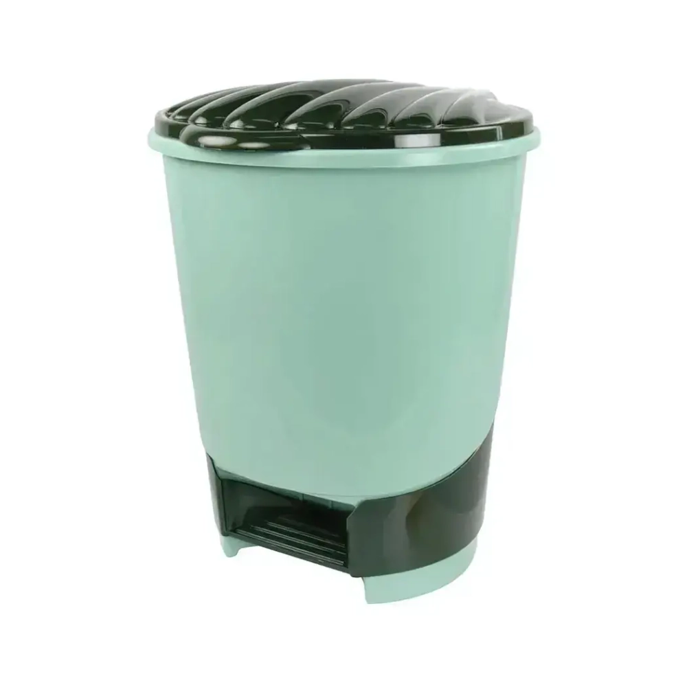 Ведро для мусора с педалью 18л (сл.кость/бежевый)