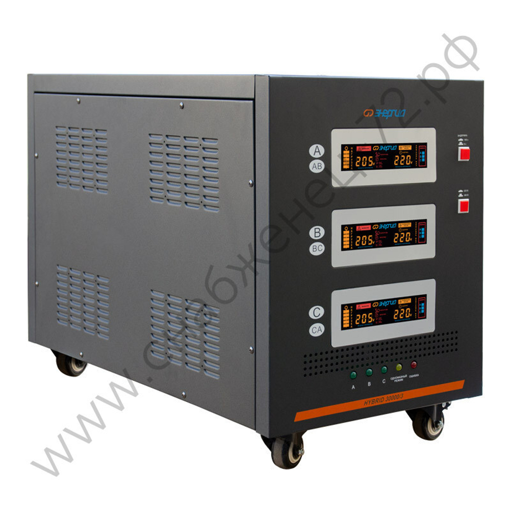 Стабилизаторы напряжения Энергия Hybrid II трехфазные