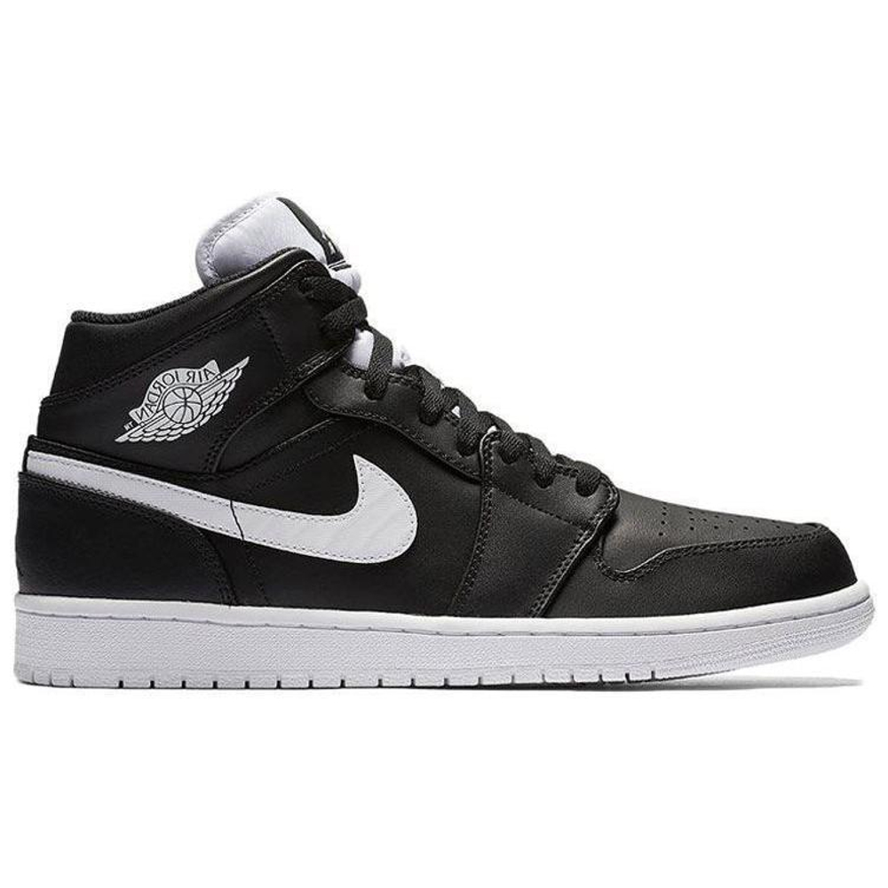 Кроссовки Jordan Air Jordan 1 Retro Mid Black White