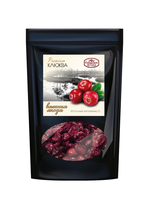 Клюква вяленая в сиропе 100 г / Сава