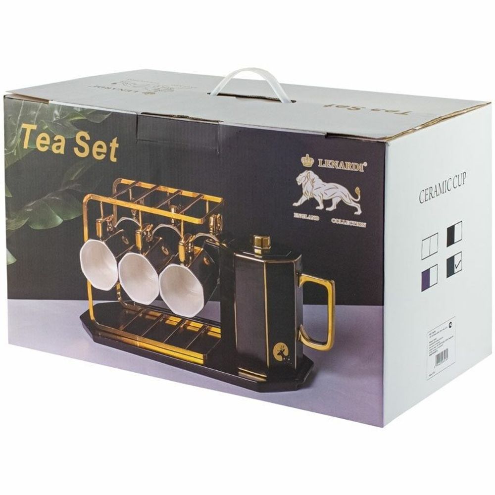 Lenardi 106-167 Чайный сервиз 10пр. 270 мл в под.уп.(х4)Фарфор