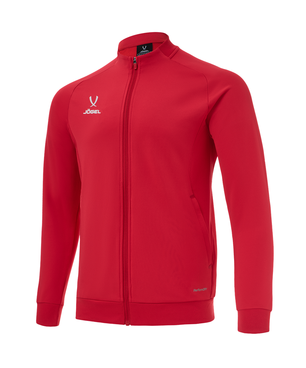 Джемпер тренировочный на молнии JÖGEL PREMIER PerFormDRY Training FZ Jacket, красный