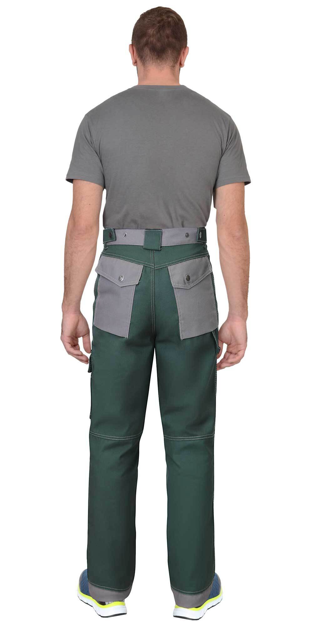 Костюм СИРИУС-ВЕСТ-ВОРК куртка, брюки зеленый со ср.серым