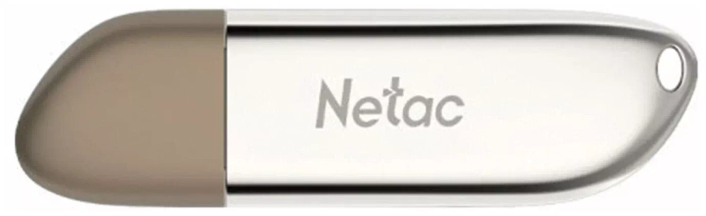 Флеш-диск 16 GB NETAC U352, USB 2.0, металлический корпус,серебристый, NT03U352N-016G-20PN