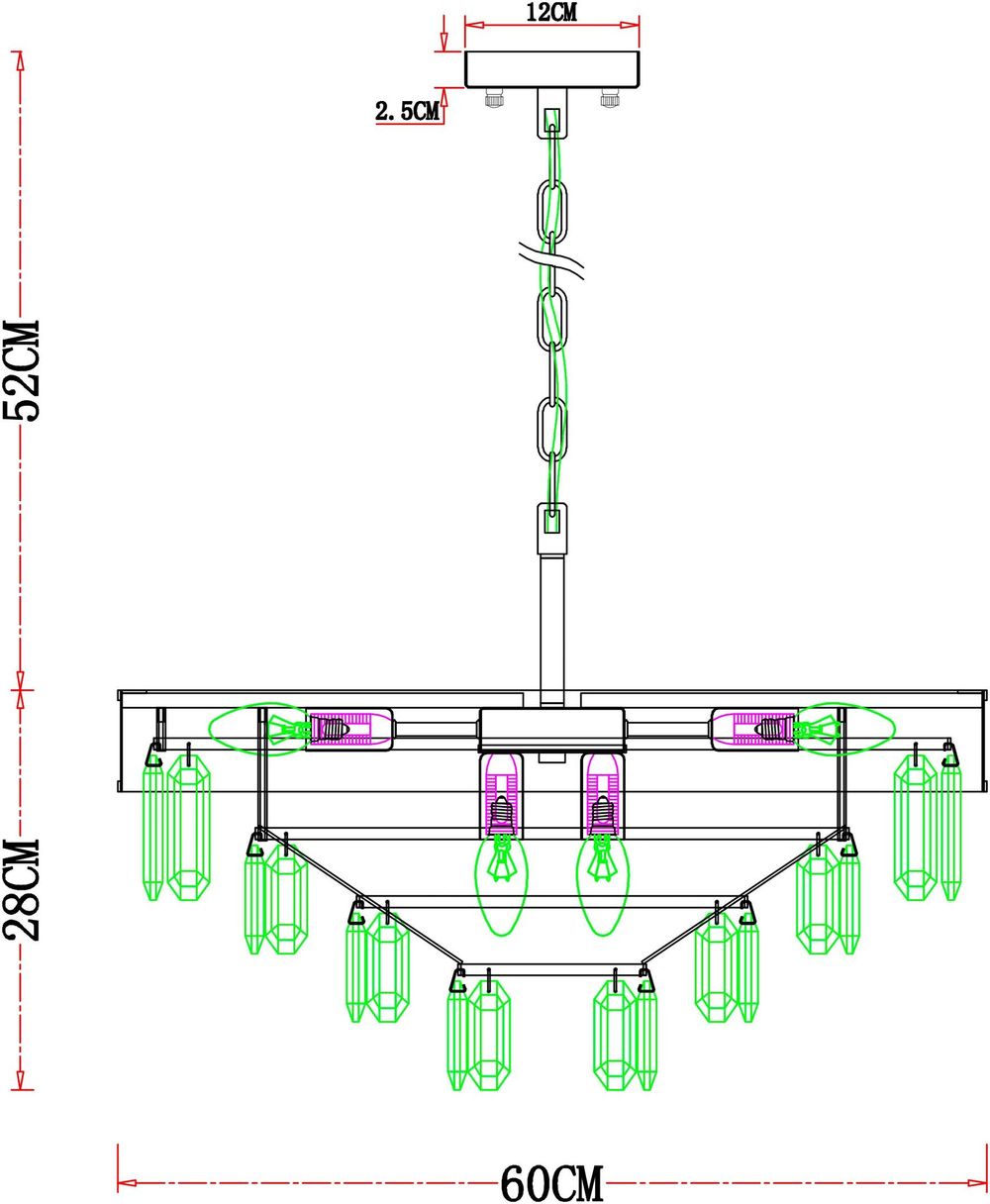 Подвесная люстра Arte Lamp