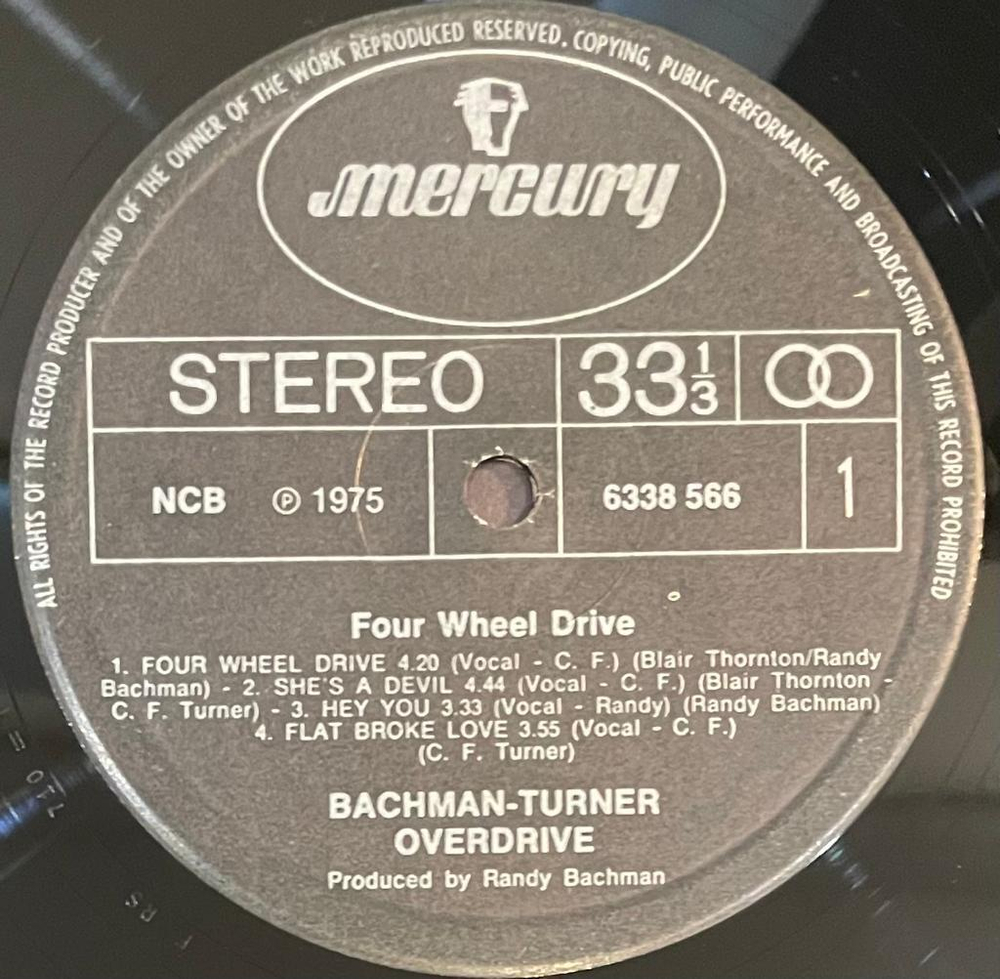 Bachman-Turner Overdrive- Four Wheel Drive (Германия 1975г.)