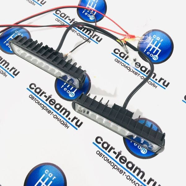 Светодиодные LED DRL ДХО+поворотники, 15 см