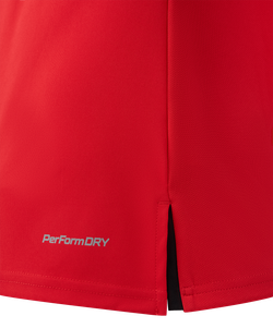 Футболка судейская с длинным рукавом DIVISION PerFormDRY Referee LS Tee, красный