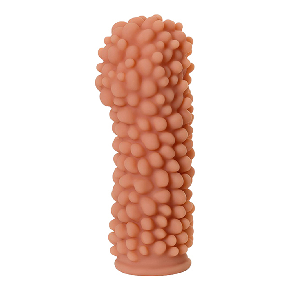 Насадка на фаллос с пузыриками по всей поверхности 14,7см Kokos Extreme Sleeve 008 M Size