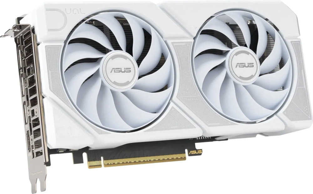 Видеокарта ASUS GeForce DUAL RTX5060 Ti White OC Edition, 16GB GDDR7 DUAL-RTX5060TI-O16G-WHITE