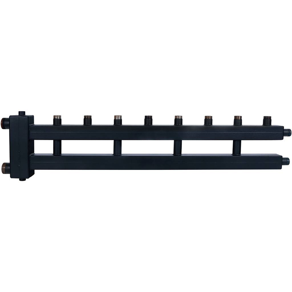 Коллектор с гидравлической стрелкой ROMMER - 1"1/2 НР на 4+1 контур 1" НР (до 85 кВт)