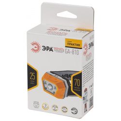 Фонарь налобный светодиодный ЭРА Рабочие Практик GA-810 аккумуляторный 3Вт сенсорный micro-USB