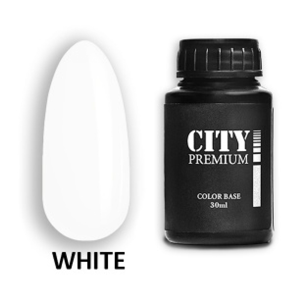 CITY-NAIL Premium Color Base White 30мл.